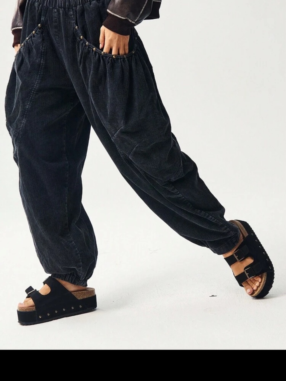 Relaxed Corduroy Boyfriend Jeans